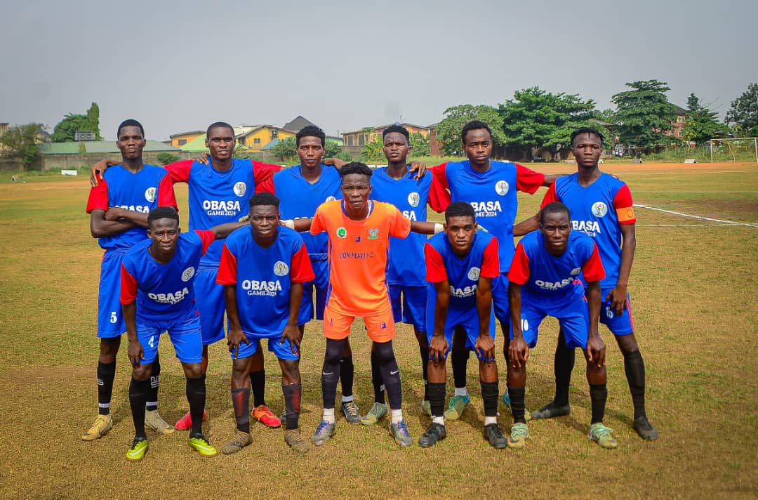 We have qualified for the Obasa cup finals 2024 edition . Congratulations to us … we are Lion heart football club