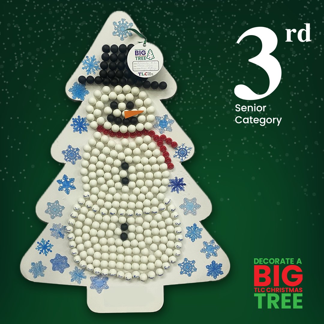 TLC_Limerick's tweet image. Winners of our ‘Decorate a BIG TLC Christmas Tree’ Competition have been announced! 🎄
 
The Senior Category Winners are…
 
🥇Scoil Mocheallóg 6th Class, Ms Brady &amp;amp; Ms Twomey 
🥈Scoil Mocheallóg, 5th Class, Ms Rea 
🥉Kilmeedy NS, Multigrade, Karen, Nodlaig, Cora &amp;amp; Avril