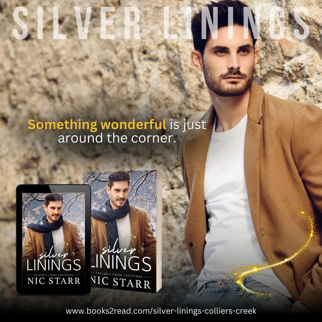 Something wonderful is just around the corner #MMHolidayRomance #MMromance #KindleUnlimited #ColliersCreekSeries

books2read.com/silver-linings…