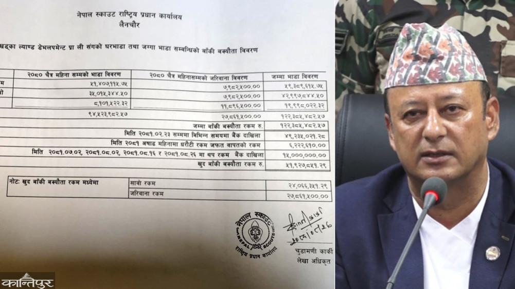 खड्का जी, यो प्रमाणले चिच्याइरहेको छ, तपाईले स्काउटको भाडा तिर्नु भएको छैन। तपाईले मन्त्री पदमा बस्ने नैतिकता गुमाउनुभयो, राजिनामा दिनुस्।