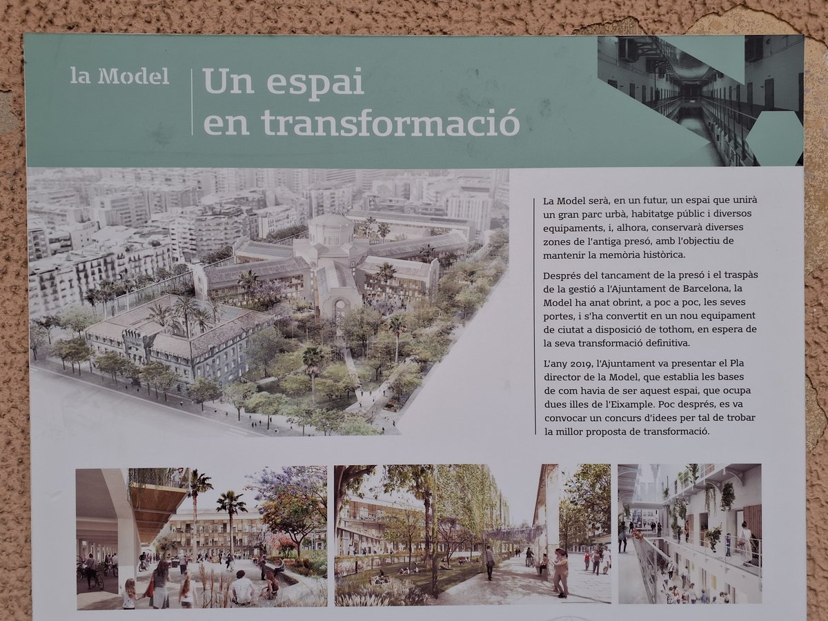 Cosas que no verás en Carabanchel:

Panel explicativo del futuro DIALOGADO de La Model (Barcelona).