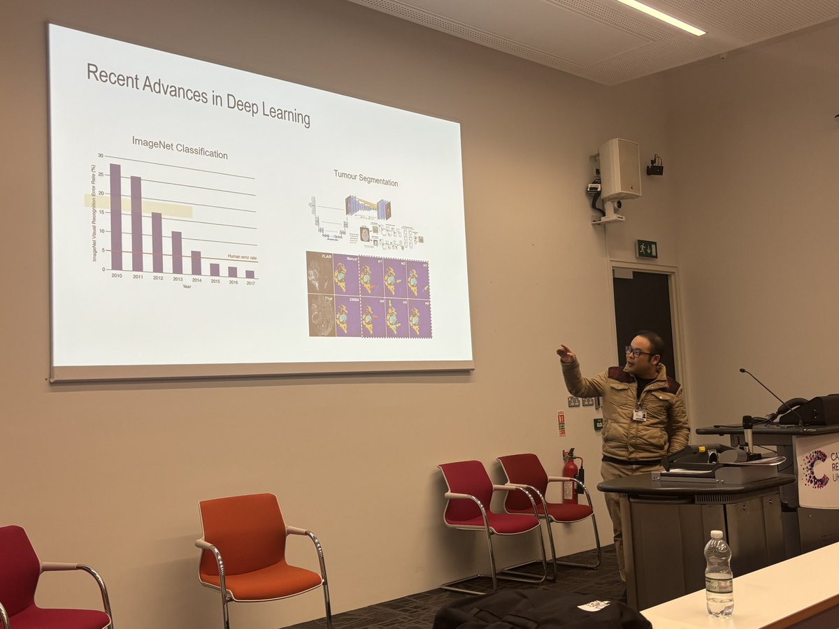 Emma Thorpe (@ethorpe76) on Twitter photo Moving on from the wet lab to the dry lab. JinMing Duan presents his work on medical
Imaging computing and neural networks <a href="/ManchesterBRC/">NIHR Manchester Biomedical Research Centre</a> #cancercluster #labskillshare Moving on from the wet lab to the dry lab. JinMing Duan presents his work on medical
Imaging computing and neural networks <a href="/ManchesterBRC/">NIHR Manchester Biomedical Research Centre</a> #cancercluster #labskillshare
