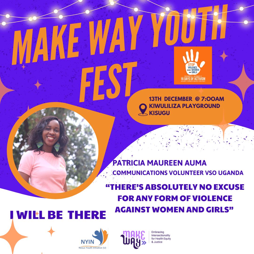 VSO_Uganda's tweet image. Crowning the #16DOA24 and carrying on the campaign at the MakeWay youth Fest because there's absolutely #NoExcuse
@VSO_Intl @panel_youth #MakeWay4Youth