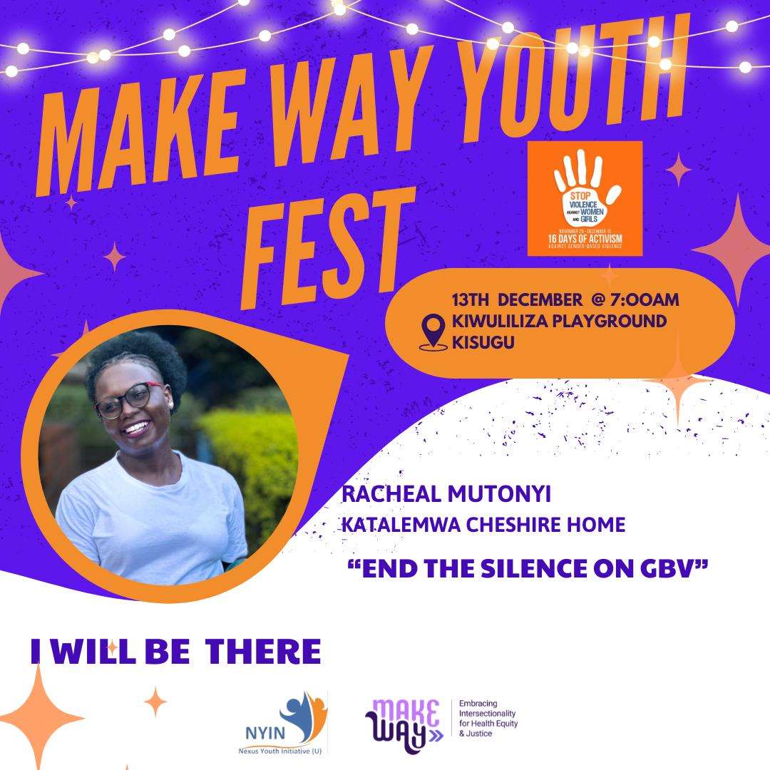 Crowning  the #16DOA24  and carrying on the campaign at the MakeWay youth Fest because there's absolutely #NoExcuse 
<a href="/VSO_Intl/">VSO</a> <a href="/panel_youth/">THE MAKEWAY YOUTH PANEL UG.</a> #MakeWay4Youth