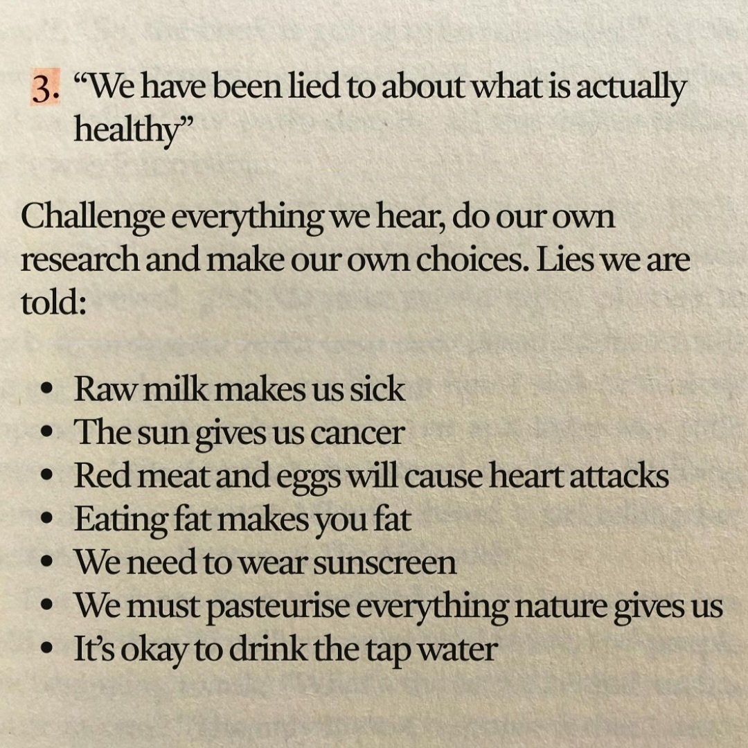 PhilosophyMonk's tweet photo. 3. We have been lied to about what is actually healthy. https://t.co/BDtXy9fTTB