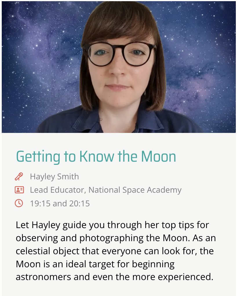 I will be speaking at the 'Space Lates' event at the National Space Centre in January. I'm looking forward to a fun night focussed on how we can all enjoy our beautiful night sky. 🌔🔭🪐

Find out more here: spacecentre.co.uk/whats-on/space…

<a href="/spacecentre/">National Space Centre</a> <a href="/UKSpaceAcademy/">National Space Academy</a>