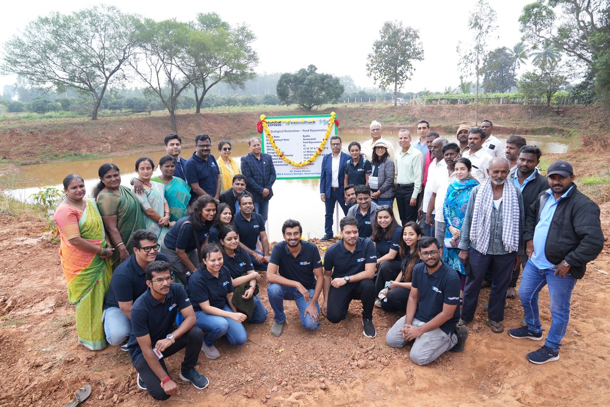American Express India, in partnership with Safe Water Network, has announced the launch of Program Vasundhara, a three-year initiative designed to promote the development of sustainable resilient communities in Bengaluru and Gurugram.

Learn more : bit.ly/ProgramVasundh…