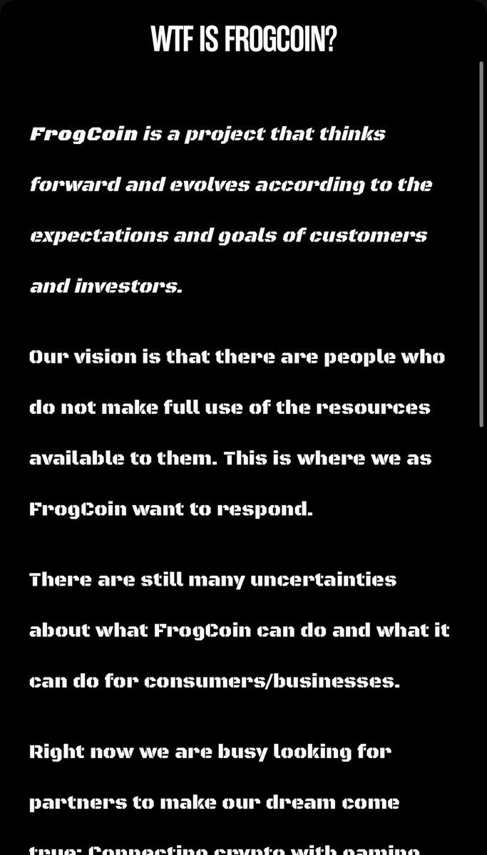 FrogCoinInvite's tweet photo. We get it, you've come across this page but you have no idea what we actually do. You also see a random Minecraft skin and something about frogs?
Visit our website and find out what the vision behind #FrogCoin is and what our long-term goals are.
#Crypto #New #Sol #Solana https://t.co/k62SzyKEbs