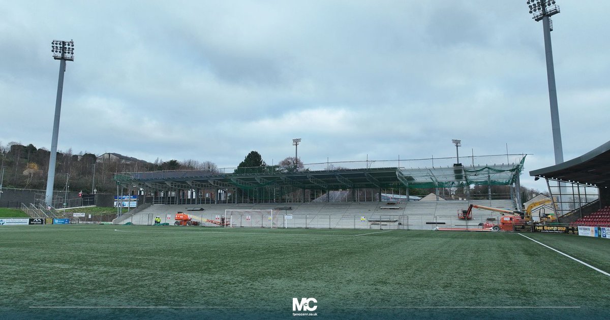 FP McCann’s stadia solutions have been used on the North Stand at the Ryan McBride Brandywell Stadium, home of Derry City Football Club. Work is currently ongoing on the terrace stand, which will add an additional capacity of 2940.

sales@fpmccann.co.uk | fpmccann.co.uk/uk/specialist/