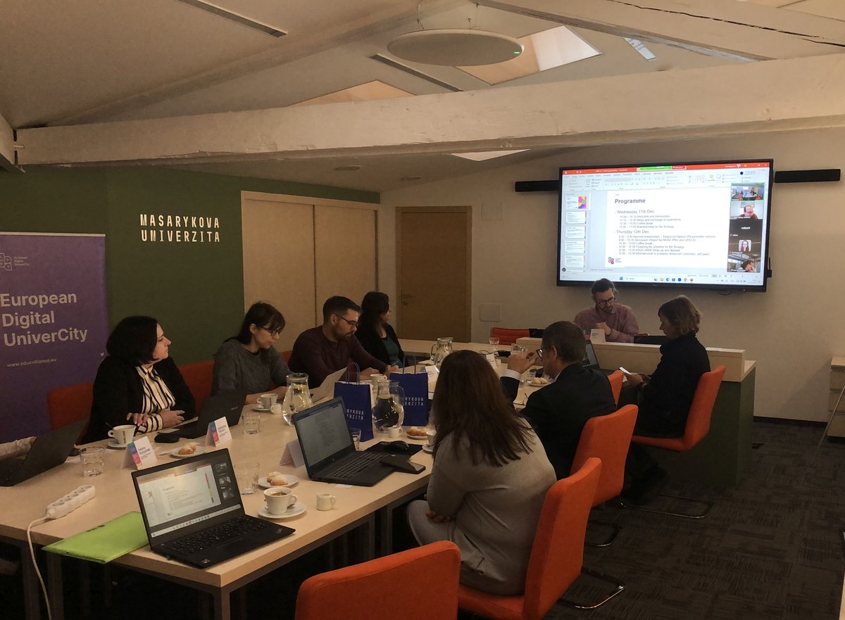 1st in-person #EDUC-WIDE Research Assessment Expert Group meeting: exchanging institutional best (and worst) practices. 

Including discussion on Western/Nordic × Widening countries context and group brainstorming.

#ResearchAssessment <a href="/EDUCUniverCity/">EDUC</a>