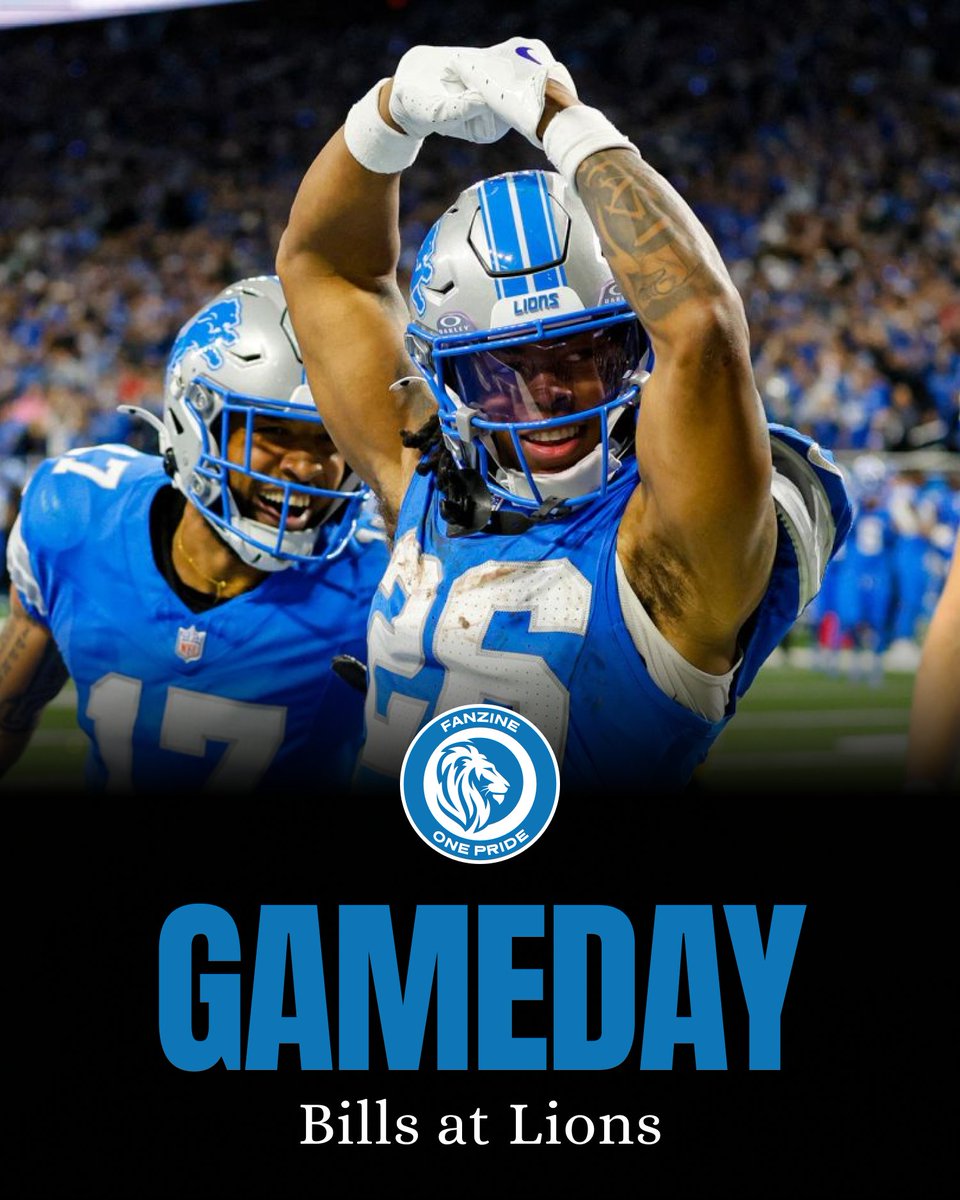 OnePride_app's tweet image. IT'S GAMEDAY‼️

🏈| #Bills @ #Lions

Drop your predictions below👇 #OnePride