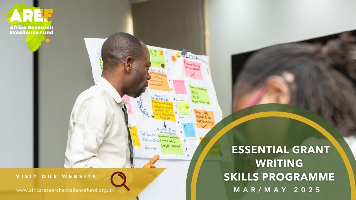 ESSENTIAL GRANT WRITING SKILLS PROGRAMME. ‼️
Eligibility: Must be a national of an 🌍 country and in the early stages of your research career

📷 Deadline: 08.Jan.25 📷shorturl.at/DAUsE