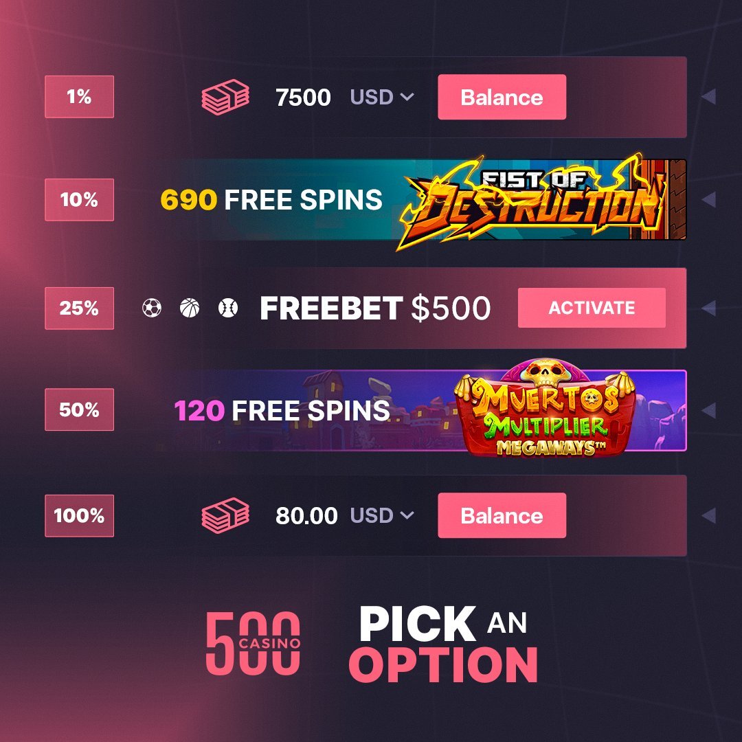 500 Casino tweet media