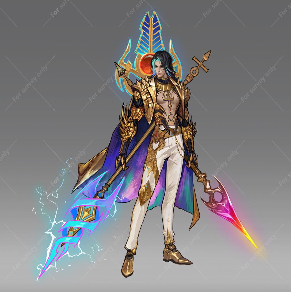 New Cecilion/Zilong/Arlott Skin Survey!

Theme: Egyptian God Boys
Design overview（Number of themes: 3)

Theme 1: Cecilion：Anubis
Theme 2: Zilong：Ra,the sun god
Theme 3: Arllott：Golden Sobek