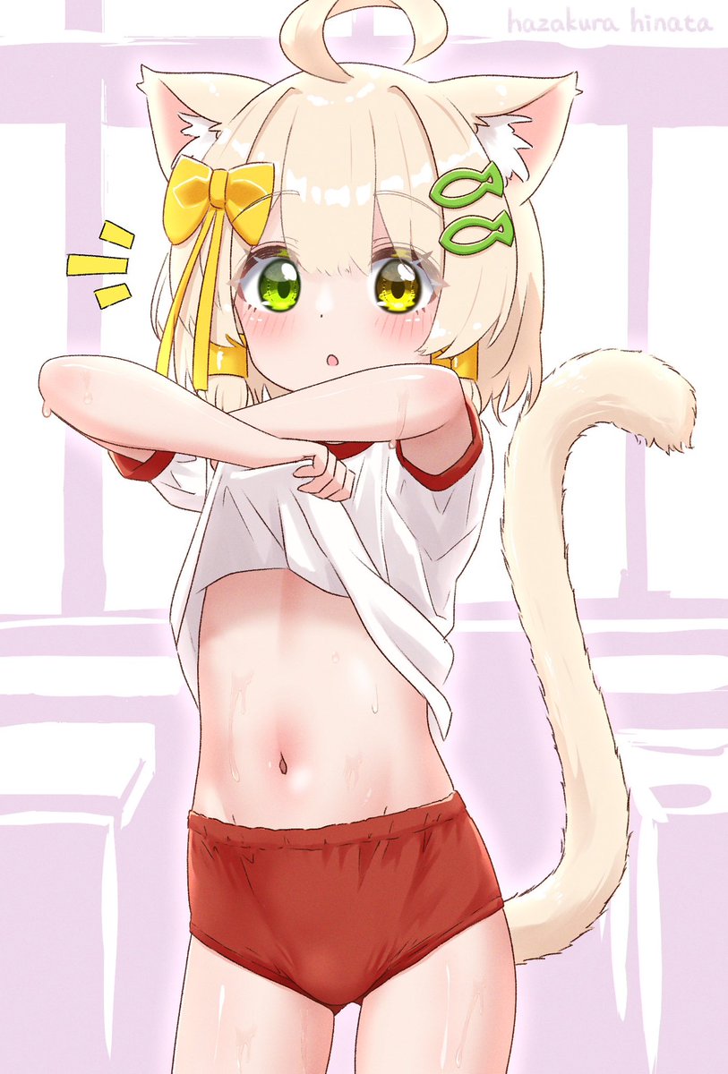 「体育後のお着替えかやちゃん#イラスト 」|葉桜ひなた🍡🌸のイラスト