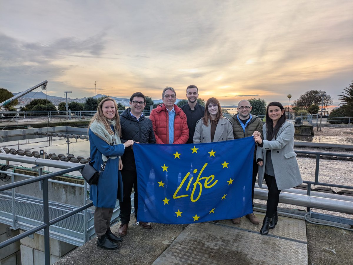 LIFEreseau's tweet image. 📸 Some photos of our last consortium meeting, held at @aqualia facilities, where we reviewed the actions of the last 6 months and study the next steps.
💧We could also visit our pilot project at the Moaña WWTP.
Full article article 👉life-reseau.eu/the-life-resea…