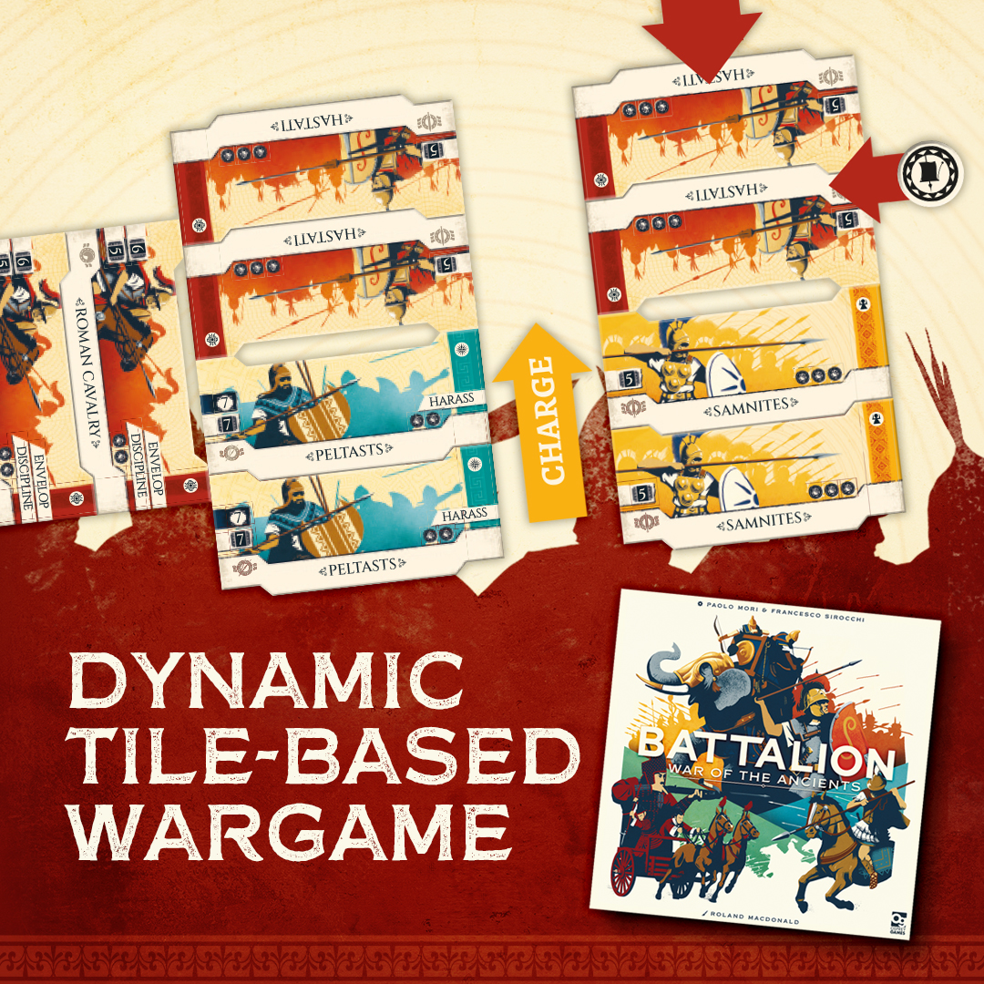 Osprey Games 🎲 (@ospreygames) on Twitter photo 🗣️ "Battalion feels like something new, something really bold... this is a game that demands and deserves getting obsessed with"
– <a href="/CardboardHerald/">The Cardboard Herald</a>
Want to know more about our hot new ancient history board wargame?
Check out the full review: bit.ly/49xqmlw 🗣️ "Battalion feels like something new, something really bold... this is a game that demands and deserves getting obsessed with"
– <a href="/CardboardHerald/">The Cardboard Herald</a>
Want to know more about our hot new ancient history board wargame?
Check out the full review: bit.ly/49xqmlw