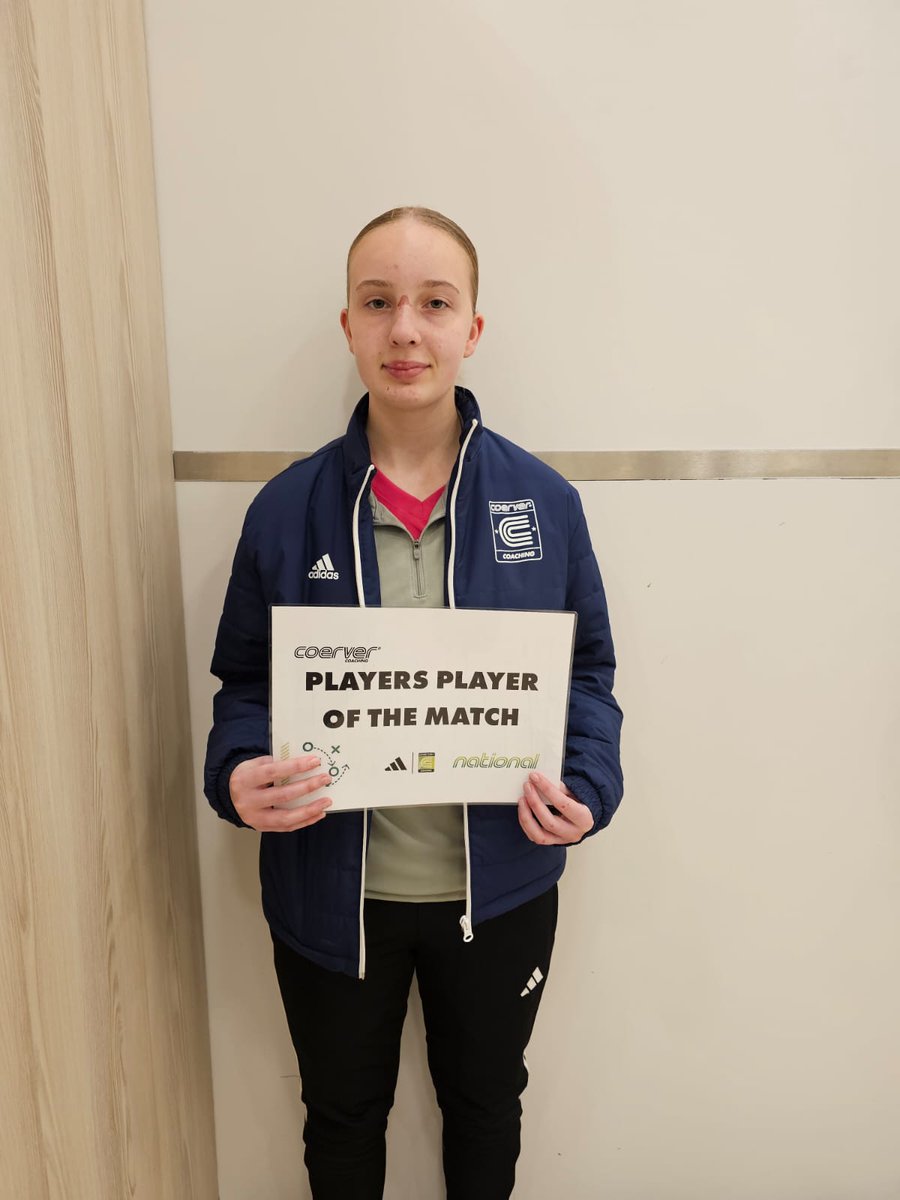 scotlandcoerver's tweet photo. @heartswomenfc Our Players Player of the Match V Atletico Madrid
Was jointly awarded to Mckenzie of @baysidegirlsfc & Freya of @RangersWFC
#coerver #atleti https://t.co/kUl96zlFcT