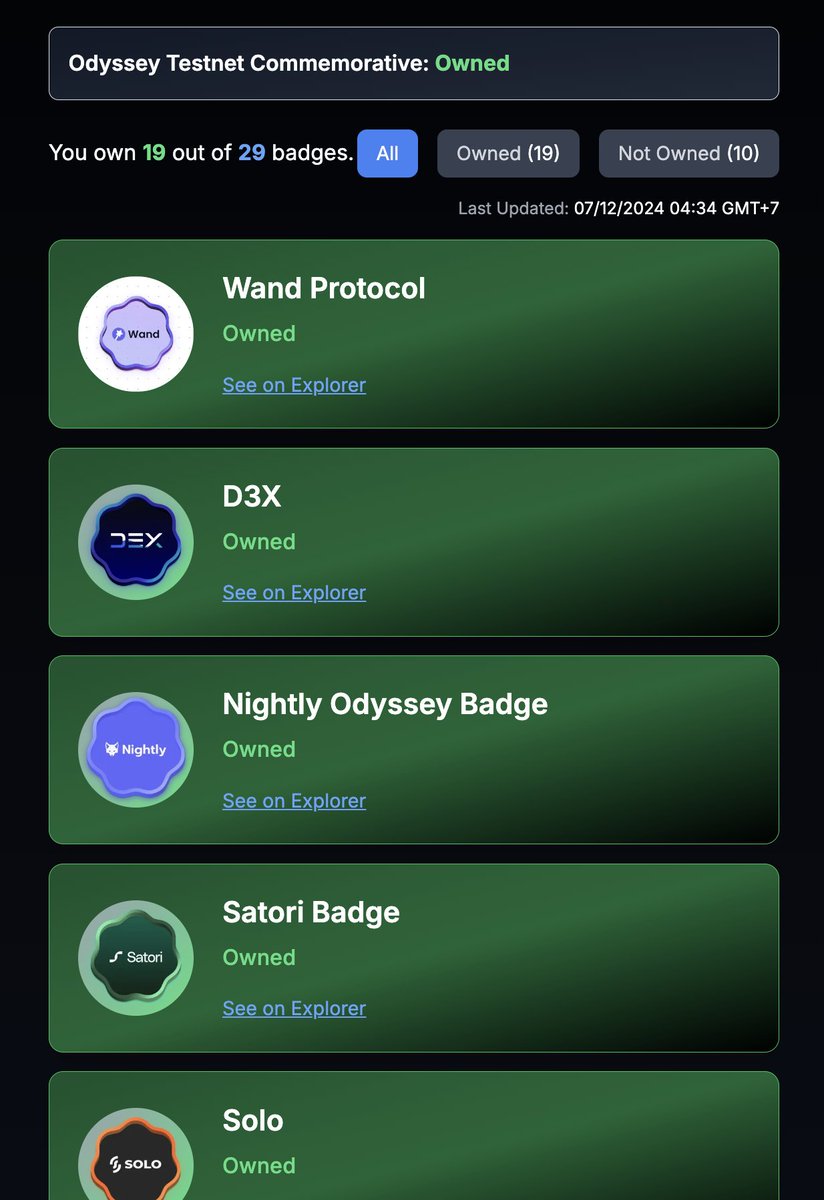 #StoryProtocol <a href="/StoryProtocol/">Story</a> 
Badges ❤️❤️❤️