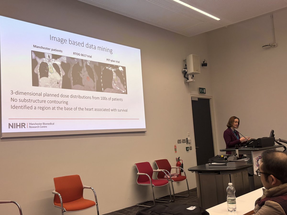 Emma Thorpe (@ethorpe76) on Twitter photo Kathryn Banfill presents AI models in cardiac imaging and thoracic radiotherapy <a href="/ManchesterBRC/">NIHR Manchester Biomedical Research Centre</a> #cancercluster #labskillshare Kathryn Banfill presents AI models in cardiac imaging and thoracic radiotherapy <a href="/ManchesterBRC/">NIHR Manchester Biomedical Research Centre</a> #cancercluster #labskillshare