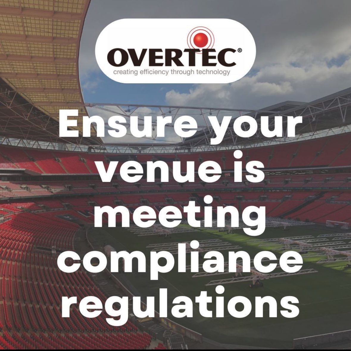 Overtec's tweet photo. Is your venue busy with events this festive season? Is your site compliant with regulations? 

Talk to us about how our innovative technology can support your defensibility if called upon. 

#facilitiesmanagement #security #healthandsafety #compliance #technology #innovation https://t.co/MAJHwVmYDS