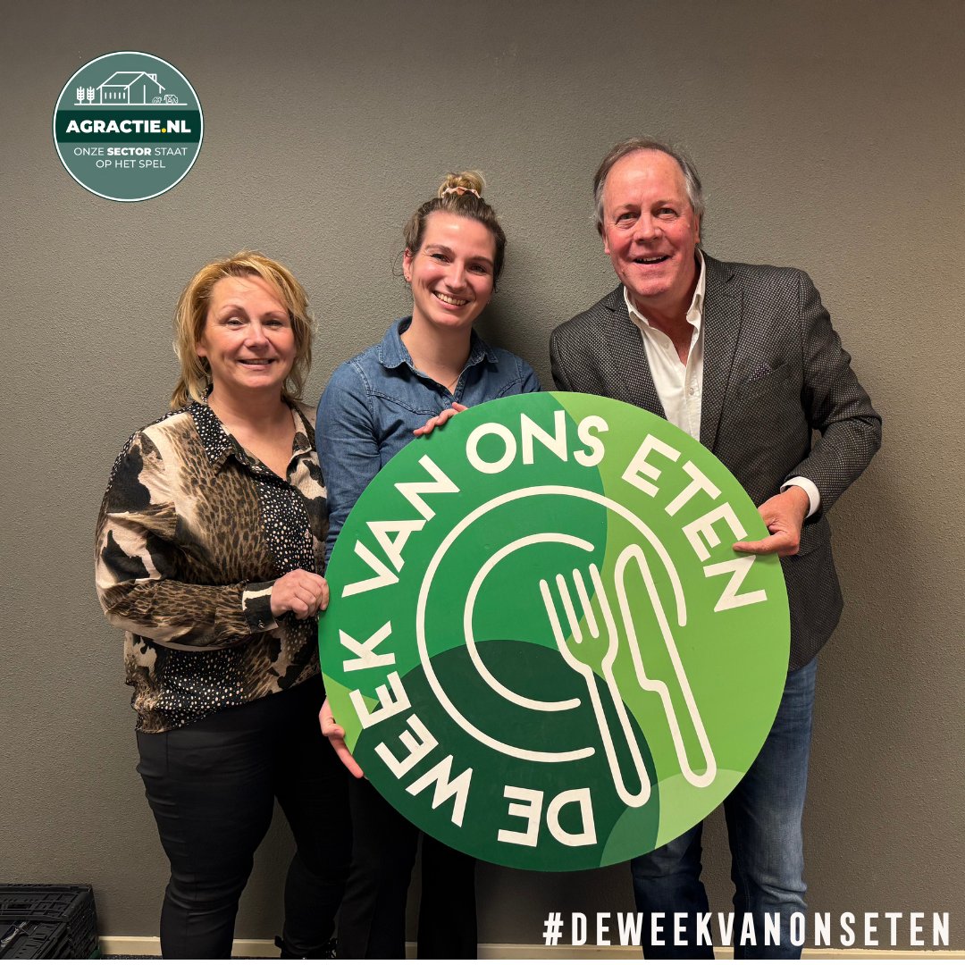 De Week van Ons Eten (@weekvanonseten) on Twitter photo De Week van Ons Eten staat voor een betere verbinding tussen boer en burger. Daar staat ook <a href="/agractie/">Agractie Nederland</a> voor.
Als partners gaan we op weg naar de editie van 2025, die van 4 t/m 11 oktober gepland staat.
#deweekvanonseten #agractie #boerburgerverbinding De Week van Ons Eten staat voor een betere verbinding tussen boer en burger. Daar staat ook <a href="/agractie/">Agractie Nederland</a> voor.
Als partners gaan we op weg naar de editie van 2025, die van 4 t/m 11 oktober gepland staat.
#deweekvanonseten #agractie #boerburgerverbinding