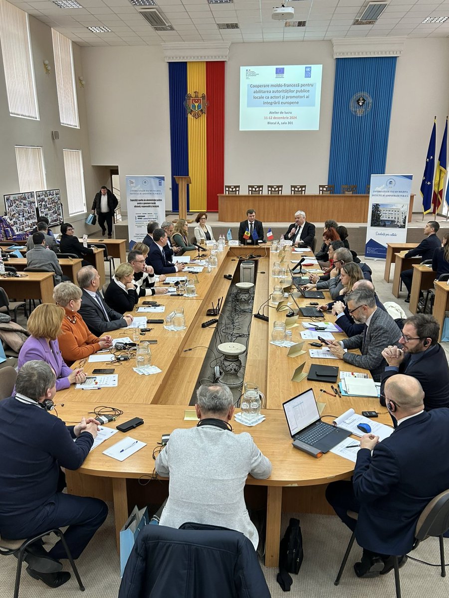 UNDPGeneva's tweet photo. We are on the ground in #Moldova this week, working with @UNDPMoldova to boost local authority capacity for decentralization through the #EU4Moldova program. Thanks to @CNCD_Fr &amp; @francediplo for supporting Franco-Moldovan cooperation via peer-to-peer exchanges! 🇫🇷🇲🇩 https://t.co/M2Mp3H5IxQ