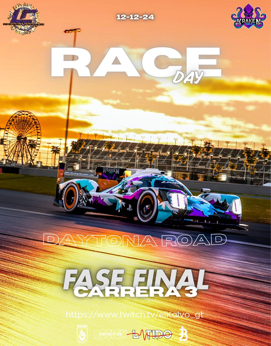 🏁𝐑𝐀𝐂𝐄 𝐃𝐀𝐘🏁

🏆𝙻𝙲 𝚁𝚊𝚌𝚒𝚗𝚐 𝙻𝚎𝚐𝚎𝚗𝚍𝚜 <a href="/community_lc/">LC Community</a>
📍𝙵𝚊𝚜𝚎 𝙵𝚒𝚗𝚊𝚕 / 𝙲𝚊𝚛𝚛𝚎𝚛𝚊 𝟹

🐙 <a href="/KRK_Antonyo1029/">T.Gonzales #29</a>
🏎️ 𝚃𝚘𝚢𝚘𝚝𝚊 𝟿𝟷𝟿 𝙷𝚢𝚋𝚛𝚒𝚍 '𝟷𝟼
👨🏻‍🎨 <a href="/Con_ToEl_Flow/">ConToelFlow_Designs</a>

🇺🇸 𝙳𝚊𝚢𝚝𝚘𝚗𝚊
🕙 𝟸𝟸:𝟶𝟶

🖼️ <a href="/KRK_Aitorcota/">Aitorcota</a>