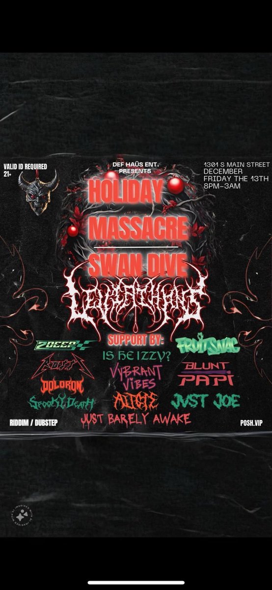 COME SEE THE BIGGEST SHOW YET !! 
.
New VENUE 🏠 
.
NEW MUSIC 🎵 
.
BIG PRODUCTION 👁️