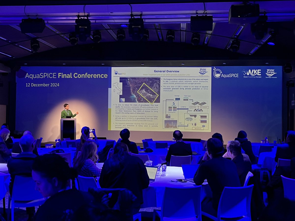 AquaSPICE ๐ช๐บ (@aquaspice1) on Twitter photo ๐ฎ๐น Itโs now time to ๐ at the AquaSPICE results from the Italian case study 2 in Rosignano <a href="/SolvayGroup/">Solvay</a> . Here are the main results ๐๐ป
๐25% Reduction of freshwater intake
๐ฑ Full #digital Smart Control of the pilot plant, based on sensor. ๐ฎ๐น Itโs now time to ๐ at the AquaSPICE results from the Italian case study 2 in Rosignano <a href="/SolvayGroup/">Solvay</a> . Here are the main results ๐๐ป
๐25% Reduction of freshwater intake
๐ฑ Full #digital Smart Control of the pilot plant, based on sensor.