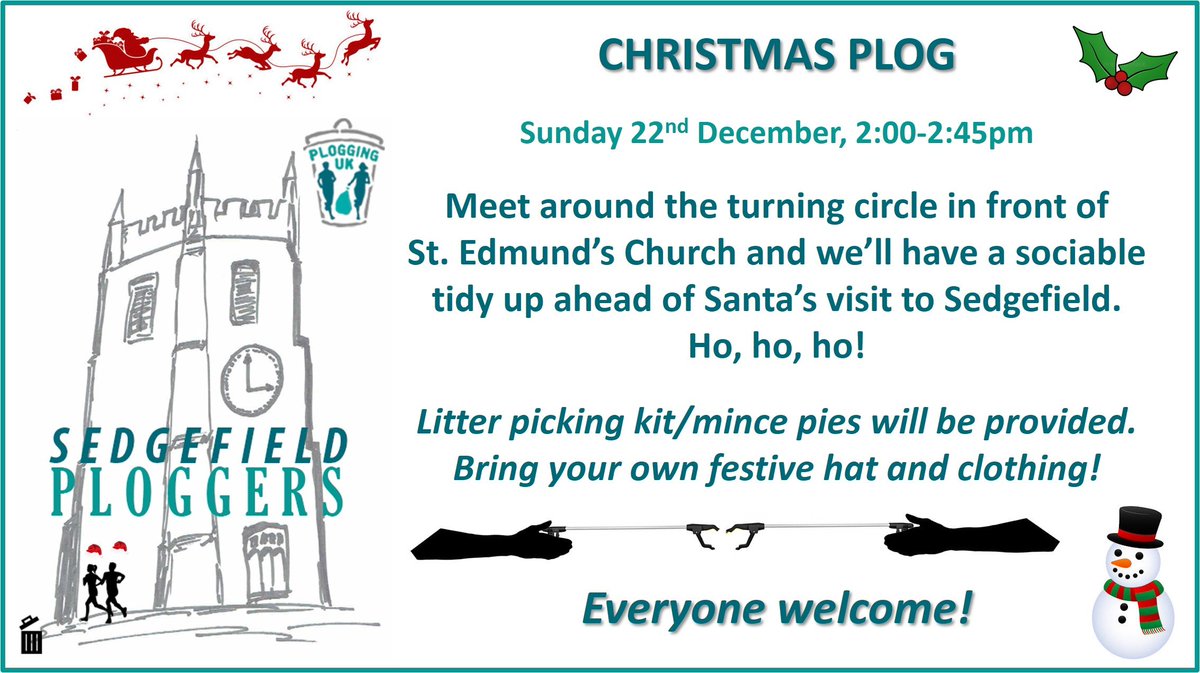 Time to put you out of your misery and reveal details of our festive plog! 😀

You can have a lie in and you'll still have time afterwards to get to the Christingle service in St. Edmund's. Yes, there will be mince pies.

We're spoiling you, so surely you can't resist joining us!