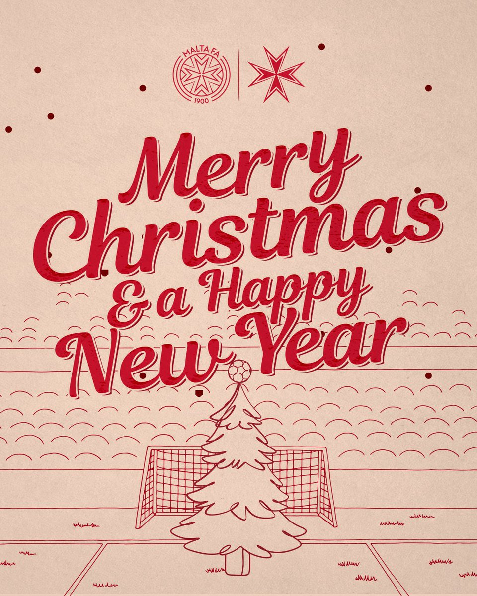 🎄⚽ The Malta FA wishes all the best this festive season! May your Christmas be merry, your New Year be bright! 🥳🎅

Thank you for your unwavering support throughout the year. Here’s to a 2025 filled with passion, teamwork, and success. 🌟✨

#MFA #Christmas2024 #NewYear2025