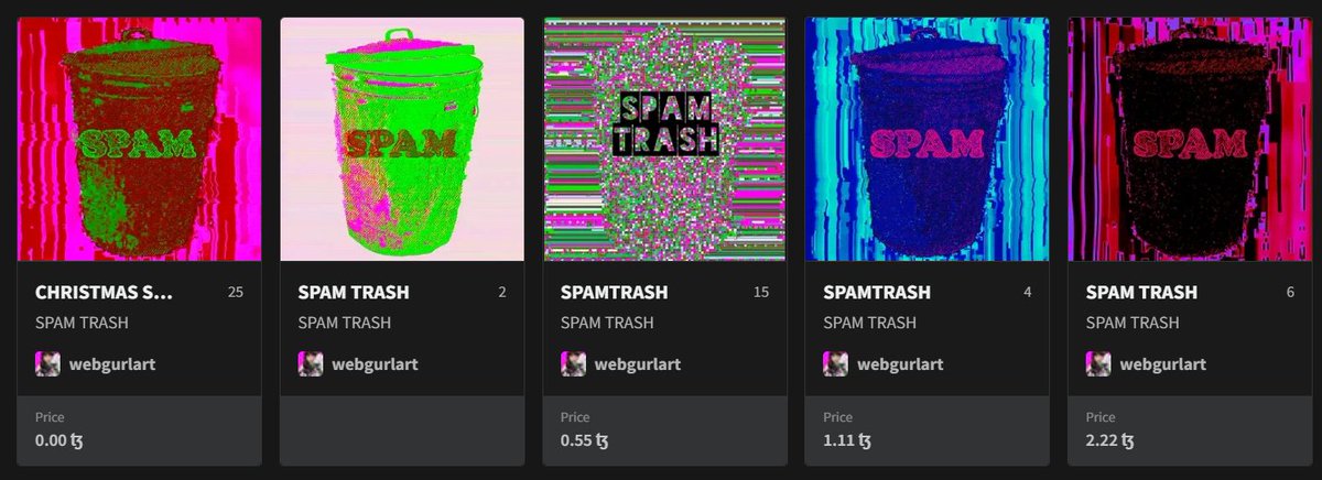 kbometaverse's tweet image. I&apos;m assembling a team

SPAM TRASH by @webgurlart on @objktcom 

Get som

#spamtrash 🥓🗑️