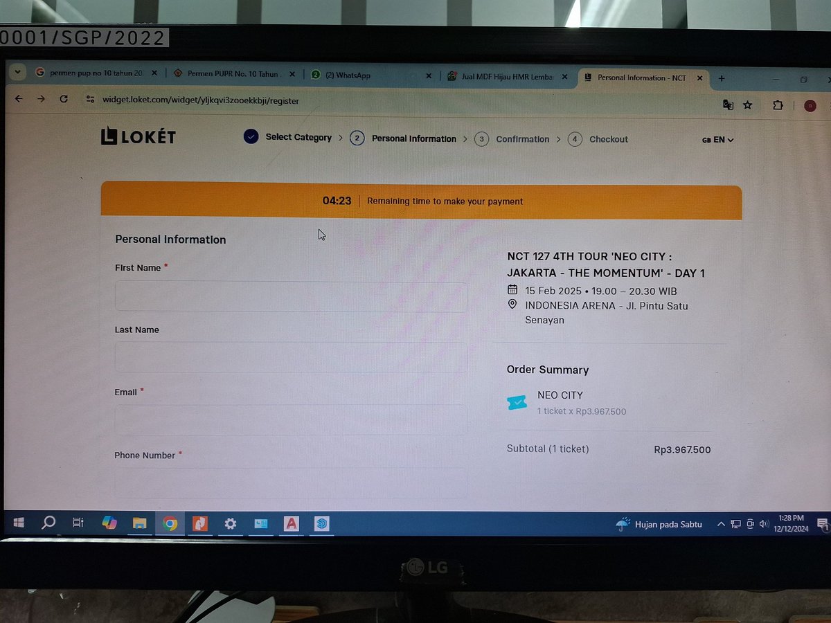 #NCT127_NEOCITY_THE_MOMENTUM_JAKARTA  bisa 1 neocity, asa yg mau? 5 menit ya