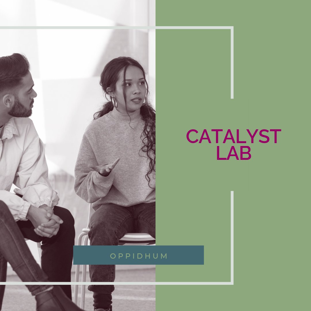 OppidHum's tweet photo. 🌟 The Catalyst Lab is a space designated to spark collaboration &amp; growth through action-driven prototypes &amp; leveraging what’s already in place.

Individuals, teams, &amp; organizations explore together to
💡 Ignite new ideas
🛠 Build creative solutions
🌍 Drive transformative change https://t.co/VwGQ3lQHQj