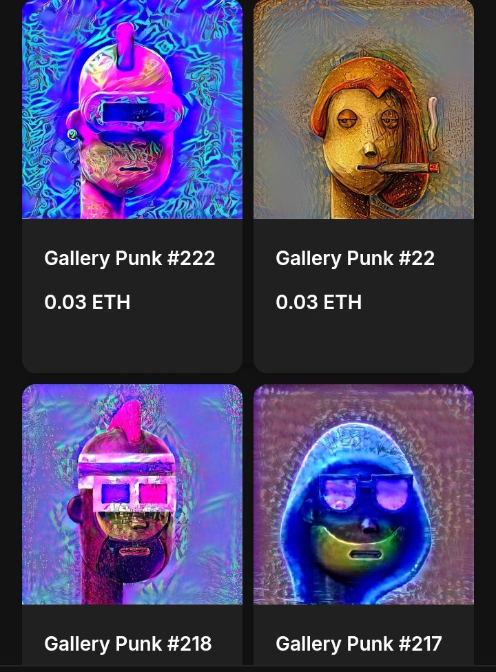 John_NFTgod's tweet photo. Not afflicted to the Larva Labs But still unique!
If you love the Punks You might wonna check this out too
Gallery Punks available for sale on Opensea #Punks #GalleryPunks #PunkLover #NFTdrops #NFTCommunity https://t.co/JWCuP58dMD