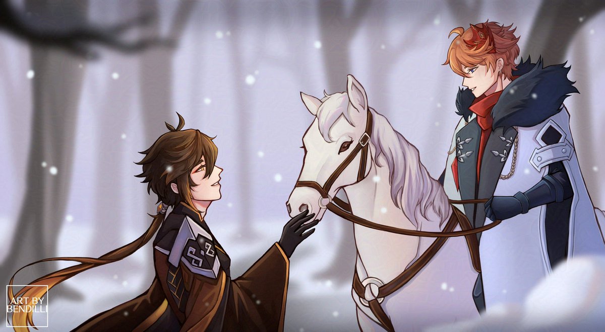 Bendilli101's tweet photo. my piece for the very lovely @sunroseinkwell for @zclaction 🫶 i used to draw horses competitively in high school so it was a fun callback !! 
#zclgotcha https://t.co/gzR0fqHm6X
