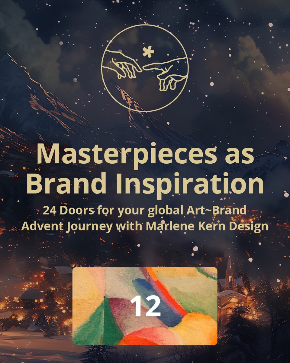 🌲✨ Masterpieces as Brand Inspiration ✨🌲 12th Door – Online Marketing ✨ “The whole is more than the sum of its parts.” Aristotle – Discover how Sonja Delaunay's masterpiece inspires your art brand! 🎨💡 marlenekerndesign.de/en/advent-mast…

✨ Advent Journey with Marlene Kern Design ✨