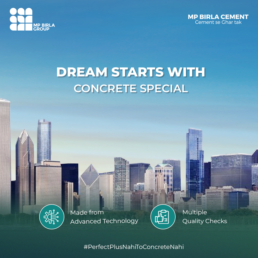 MPBirla_Cement's tweet photo. Building dreams with unmatched strength and durability! MP Birla Cement Perfect Plus is specially engineered for foundations, pillars, and roofing with advanced technology. Choose MP Birla Cement Perfect Plus.

#MPBirlaCement #PerfectPlus #Cement #Construction https://t.co/rUtCtBye7M