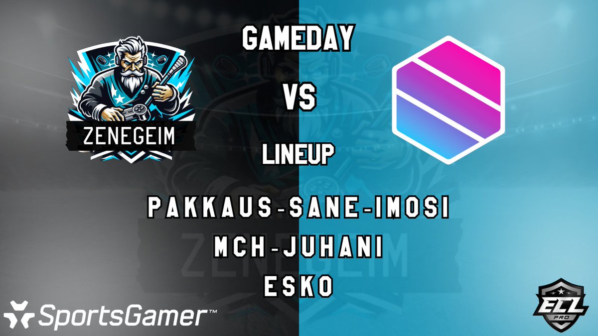 Zenegeim (@zenegeim) on Twitter photo #GameDay (12/15)
🆚<a href="/HEXA_eSports_FR/">OWNΞD HΞXΛ</a>
🕙21cet
📺twitch.tv/juhaniz_
#ECL25Winter
<a href="/SportsGamerGG/">SportsGamer</a>
#KouvolanLakritsi
#eHockey #GameDay (12/15)
🆚<a href="/HEXA_eSports_FR/">OWNΞD HΞXΛ</a>
🕙21cet
📺twitch.tv/juhaniz_
#ECL25Winter
<a href="/SportsGamerGG/">SportsGamer</a>
#KouvolanLakritsi
#eHockey
