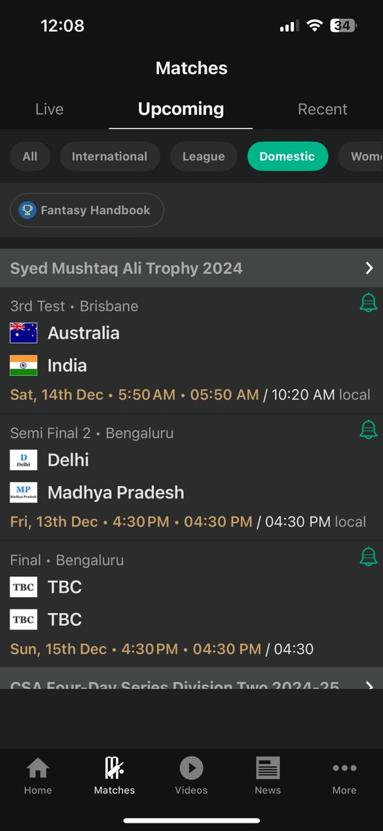 jinay_gada's tweet photo. Found this little glitch @cricbuzz and when i click on aus vs ind it takes me to mum vs brd page. https://t.co/g10H0C363j