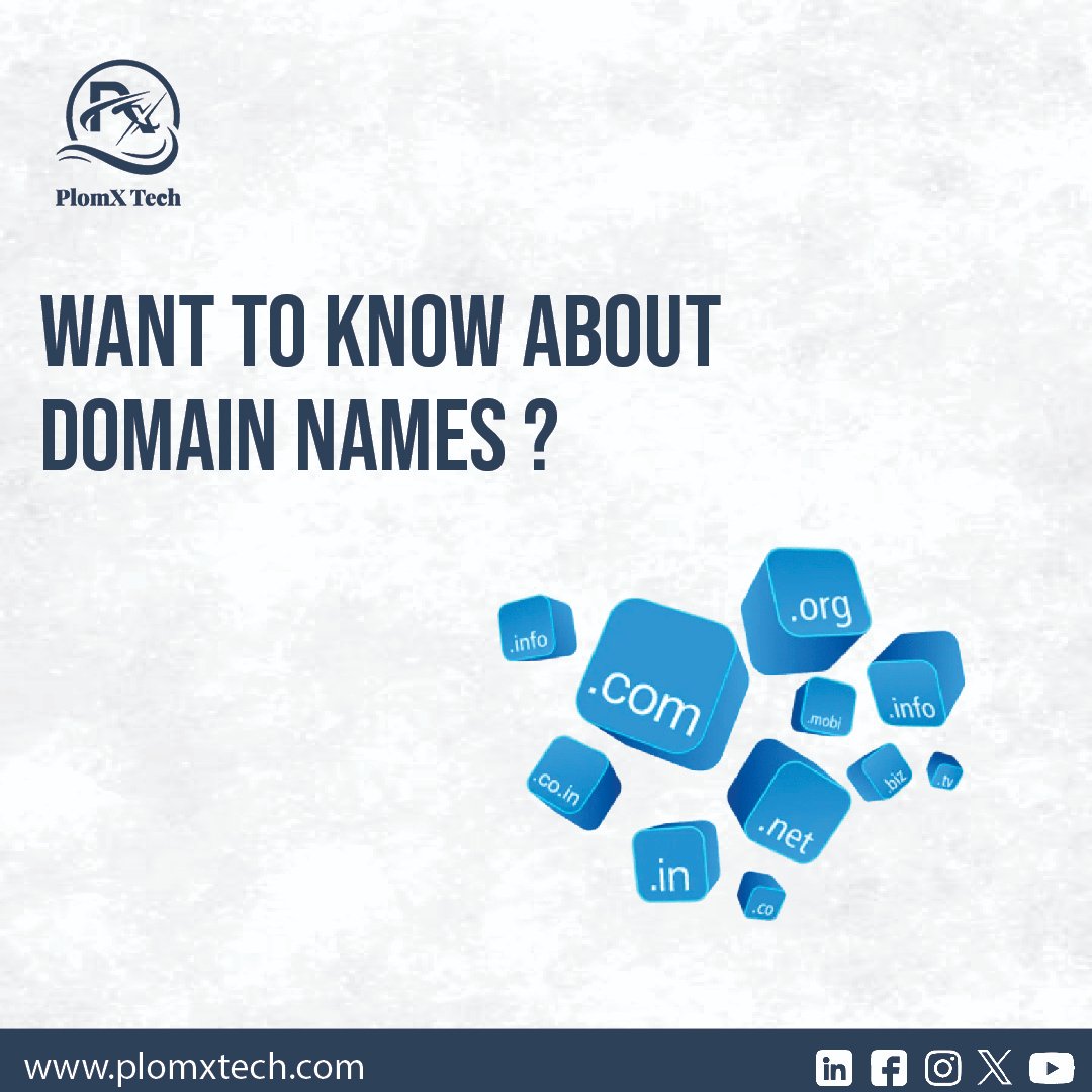 plomxtech_'s tweet image. The journey to your online success starts with the right domain name. Choose wisely and unlock opportunities for growth and visibility. 

#TechExperts #DomainNameTips #PlomXTech #WebDevelopment #OnlineSuccess #TechSolutions #PlomXTechOfficial
