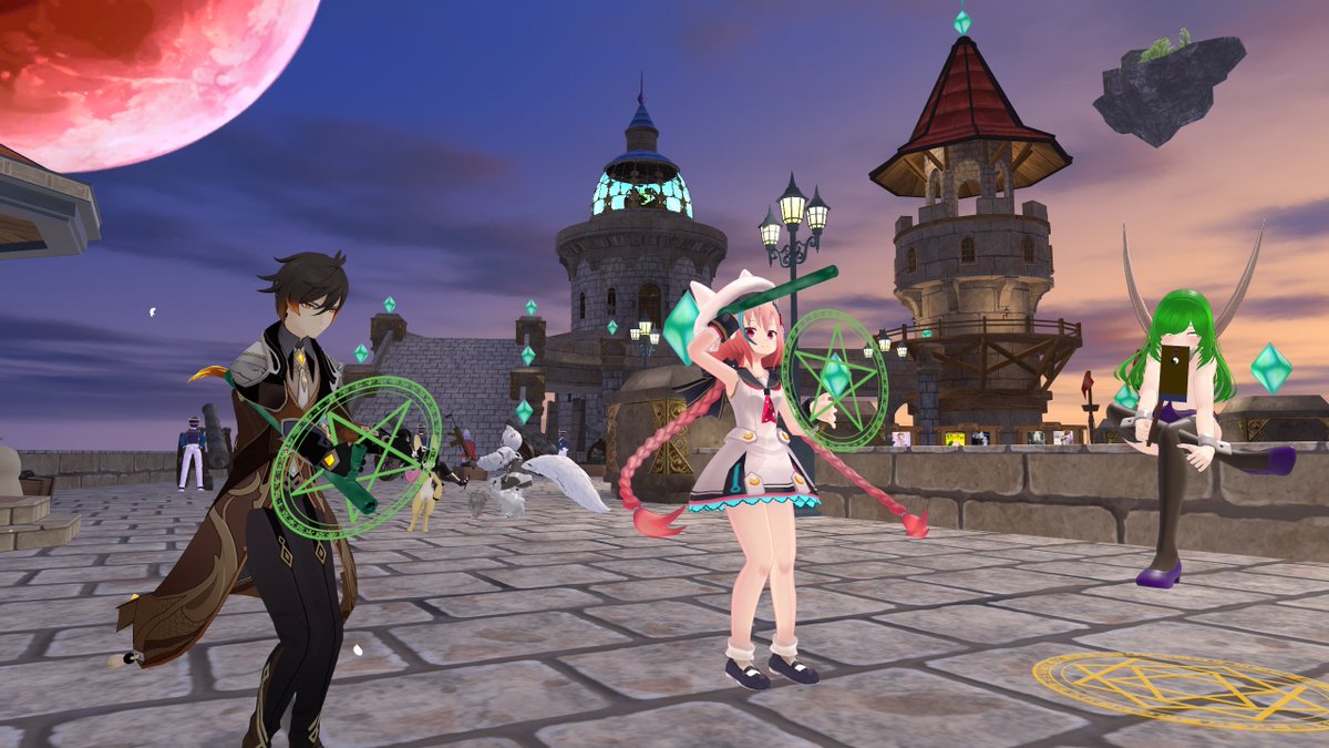 GlueIsRequired's tweet image. Day 5 of Vket 2024 Winter 💸🐲
SKY PARK ✅
Isekai Marché: Frontline Stand ✅
There was a dragon!
#Vket #Vket2024Winter #VRChat