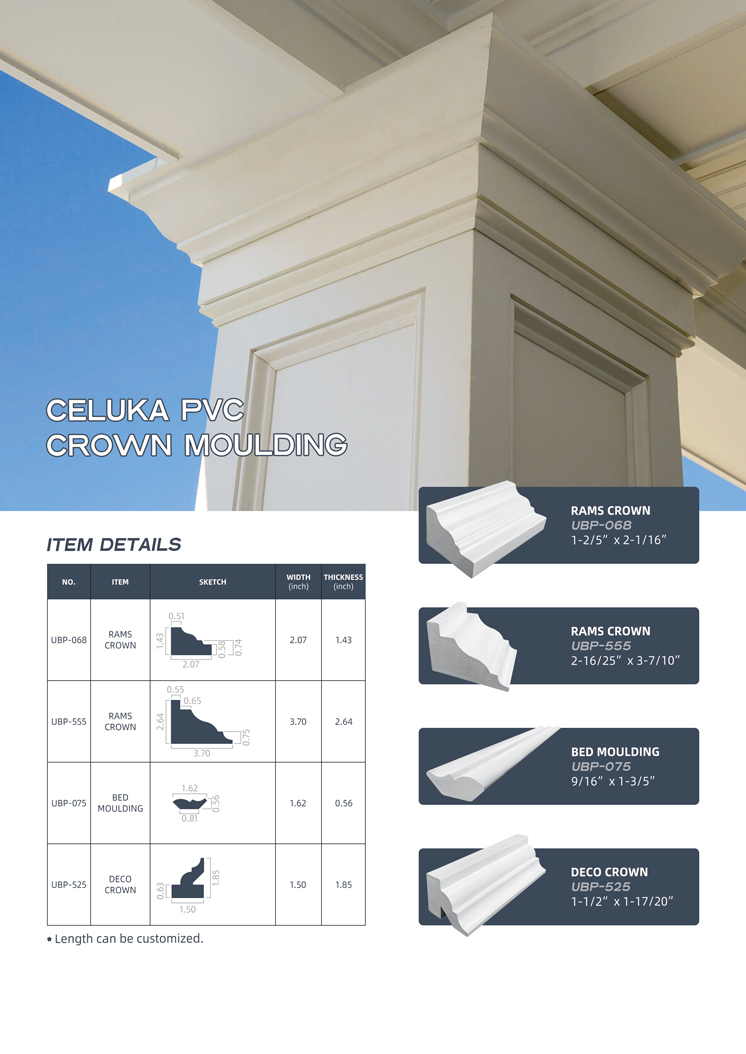 LilyKung8's tweet photo. #PVC #Crown #Moulding
Having Max Ti02 to Enhance UV block performance
20＋ years experienced Cellular PVC technical specialists!!!
See more at-https://t.co/w6Bc4fcI8E https://t.co/CNVPWoaqjo