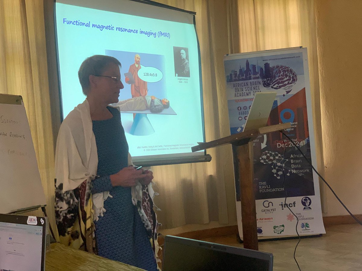 AFRICAN_BDN's tweet image. #ABDSA2024 Day 4 💻
1st Session on FMRI methods in Social Neuroscience with Silke Anders
@KavliFoundation
@CatalystNeuro @BrainLifeio