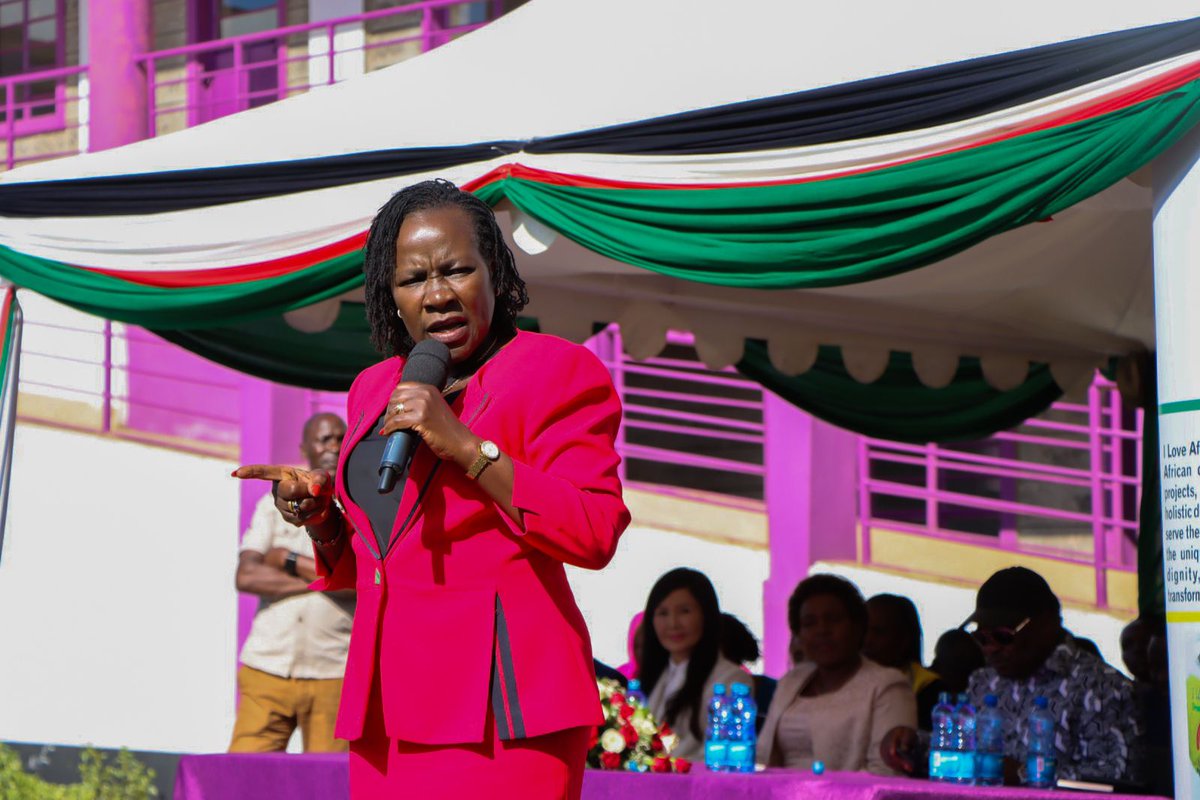 Muoria_Dr's tweet photo. I had the pleasure of commissioning I Love Africa Fashion Centre at Kibra Technical and Vocational College. 

The facilities at the Fashion Centre will provide practical training in fashion and design to the trainees equipping them with skills in the sector, unlocking new career opportunities and fostering self-reliance.

The Fashion Centre is established through the kind collaboration with Lee Chang Ok, Founder of I Love Africa, the Member of Parliament Kibra Hon. Peter Orero and Kibra TVC. 

I commend Kibra TVC for its continued collaboration with development partners and industries in enhancing training as espoused by the goal of deeply rooting dual training in TVET institutions to ensure that trainees acquire skills to favorably compete in the global market. 

I am grateful to Hon. Peter Orero who was also in attendance for his dedication and consistent support that has played a key role in the Institution's progress.