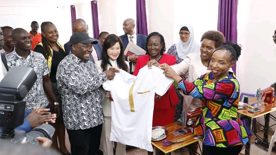 Muoria_Dr's tweet photo. I had the pleasure of commissioning I Love Africa Fashion Centre at Kibra Technical and Vocational College. 

The facilities at the Fashion Centre will provide practical training in fashion and design to the trainees equipping them with skills in the sector, unlocking new career opportunities and fostering self-reliance.

The Fashion Centre is established through the kind collaboration with Lee Chang Ok, Founder of I Love Africa, the Member of Parliament Kibra Hon. Peter Orero and Kibra TVC. 

I commend Kibra TVC for its continued collaboration with development partners and industries in enhancing training as espoused by the goal of deeply rooting dual training in TVET institutions to ensure that trainees acquire skills to favorably compete in the global market. 

I am grateful to Hon. Peter Orero who was also in attendance for his dedication and consistent support that has played a key role in the Institution's progress.