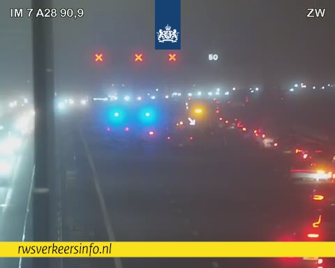 Ongeval op A28 veroorzaakt verkeershinder en inzet hulpdiensten