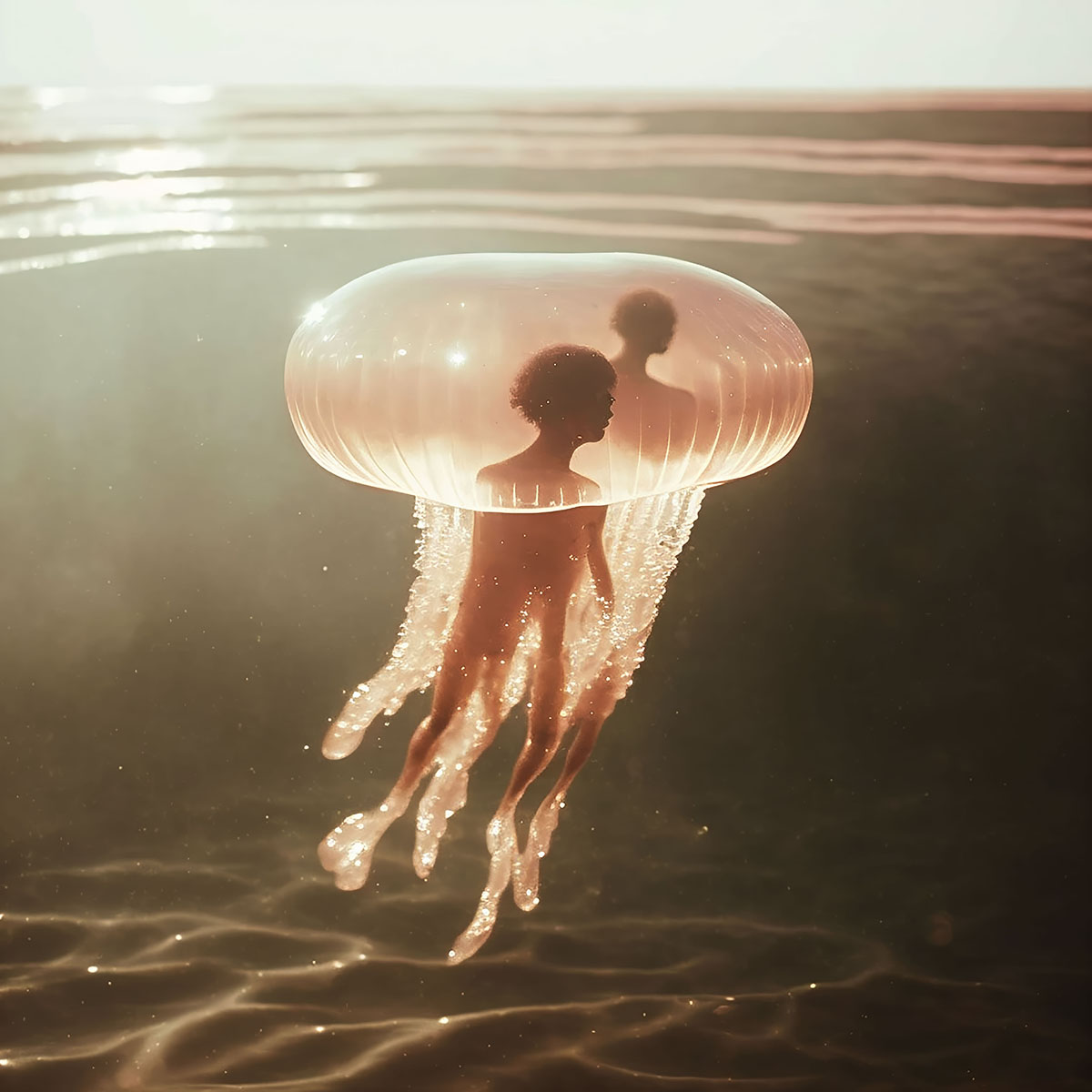 Showing my early AI experiments at an upcoming art fair, exploring our fragile connection to nature. V.excited for the opportunity and also to dive back into creating my ethereal world, where the familiar meets the dreamlike. Making two new works exploring water scarcity in SA.