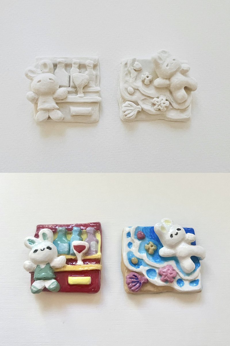 Making fridge magnets…just for fun